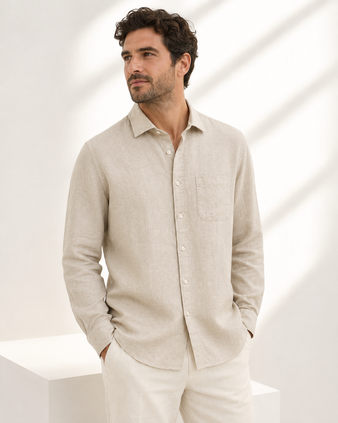 Linen Long sleeve Shirt
