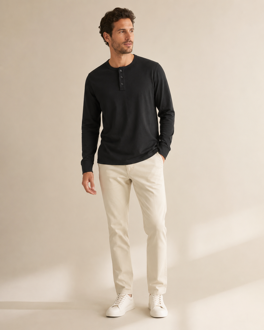 Henley Long Sleeve Shirt