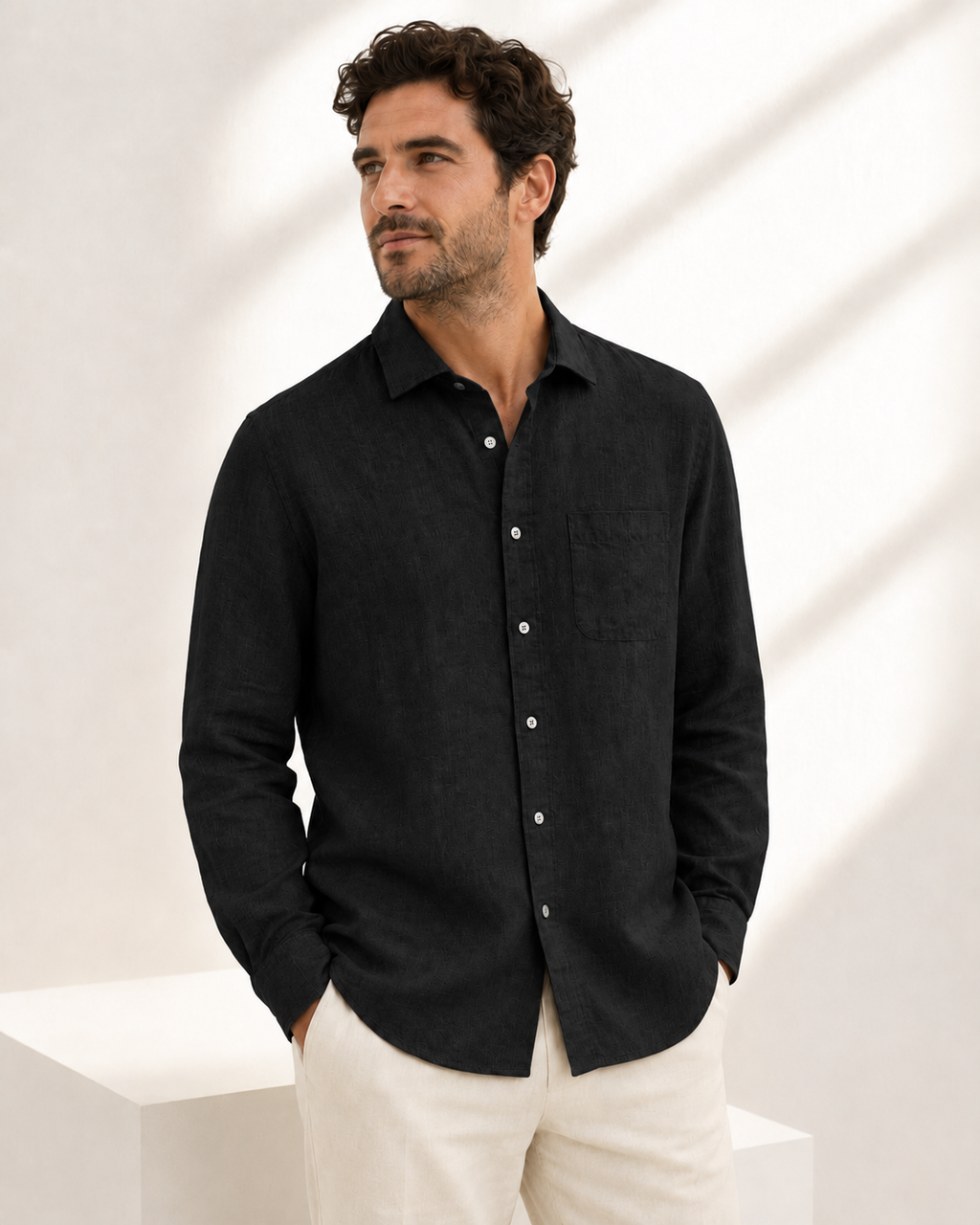 Linen Long sleeve Shirt