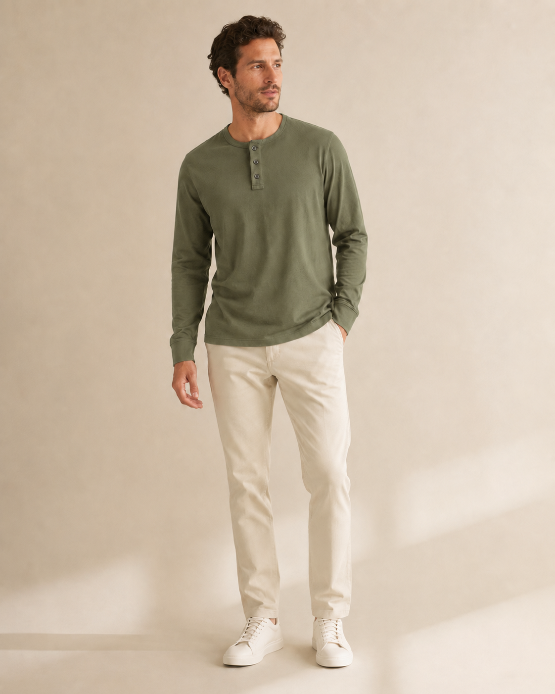 Henley Long Sleeve Shirt